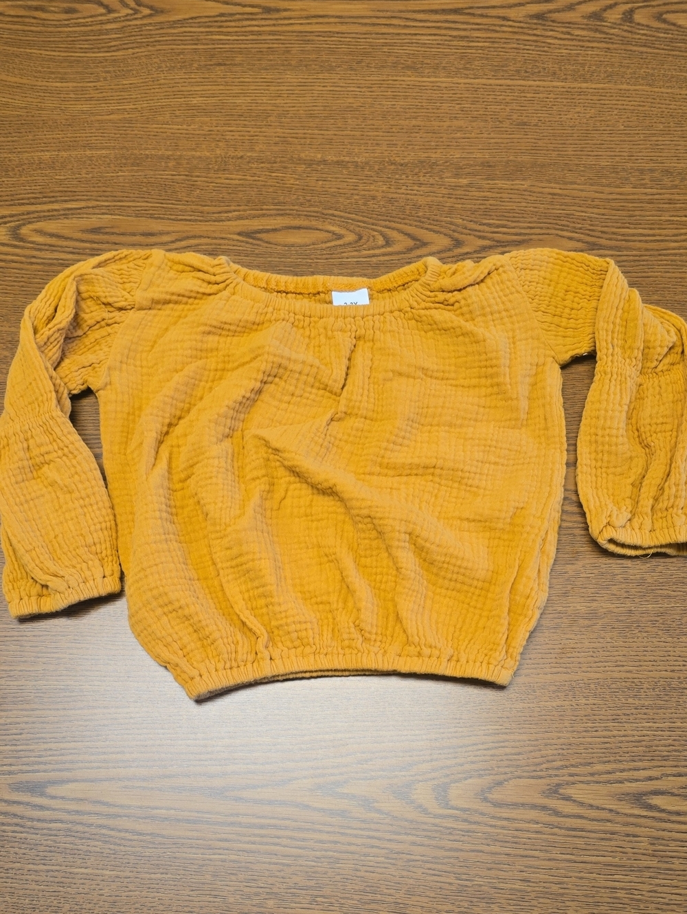 Toddler Girl 2/3T Textured Long Sleeve Top